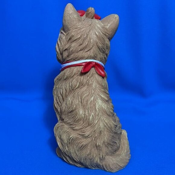 NEW ~ NWT YORKIE ~ YORKSHIRE TERRIER LOVE KISSES & HUGS GORGEOUS STATUE / FIGURE - Picture 6 of 16